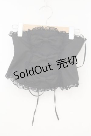 画像: Jamieエーエヌケー / おリボンコルセット  クロ O-26-01-13-060-0-TO-IG-OS