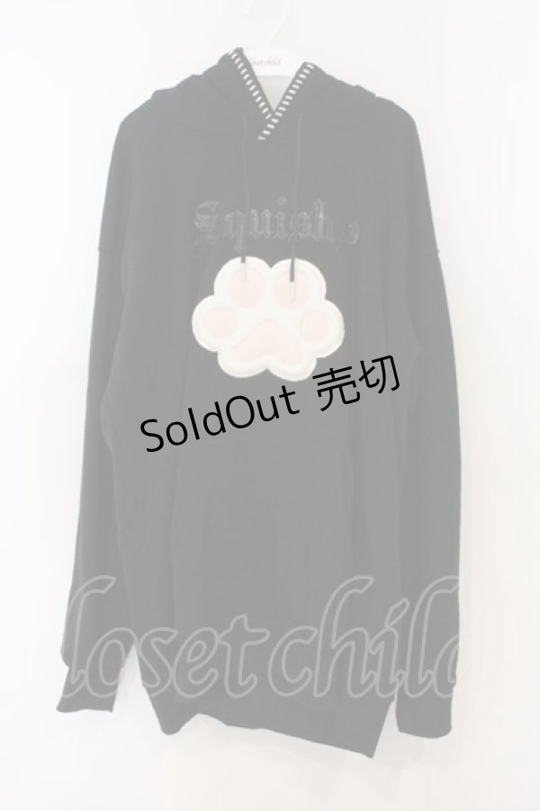 画像1: Jamieエーエヌケー / ネコちゃんフーディ  クロ O-26-01-13-063-0-TO-IG-OS (1)