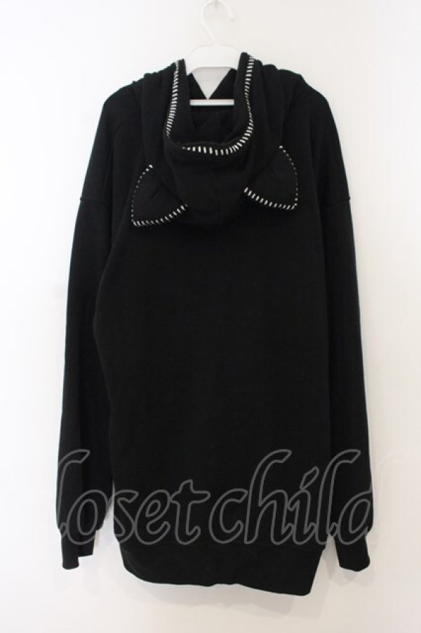 画像3: Jamieエーエヌケー / ネコちゃんフーディ  クロ O-26-01-13-063-0-TO-IG-OS (3)