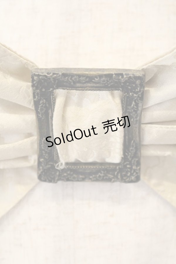 画像2: Hoshibako Works / 藤花集中華風リボンベルト  生成り O-26-01-13-001-LO-ZA-IG-OS (2)