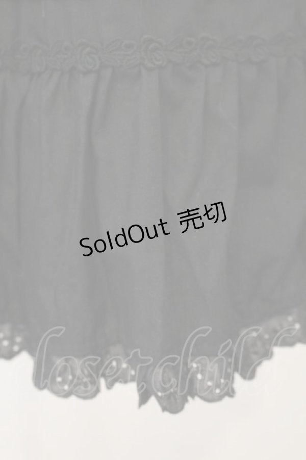 画像3: Cornet / ハートレース付け袖ワンピース  クロ O-26-01-13-006-LO-OP-IG-OS (3)