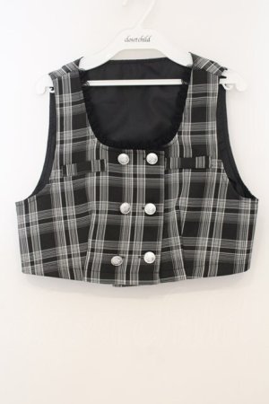 画像: Jamieエーエヌケー / エンジェルモチーフビスチェ  クロ×シロ O-26-01-13-067-0-TO-IG-OS