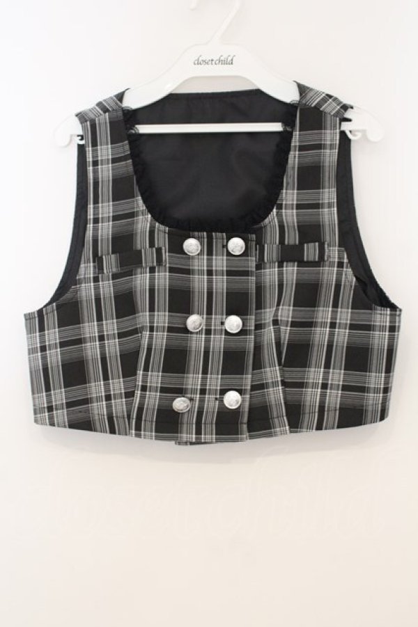 画像1: Jamieエーエヌケー / エンジェルモチーフビスチェ  クロ×シロ O-26-01-13-067-0-TO-IG-OS (1)