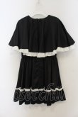 画像3: Jamieエーエヌケー / リボン風ケープワンピース  クロ×シロ O-26-01-13-070-0-OP-IG-OS (3)