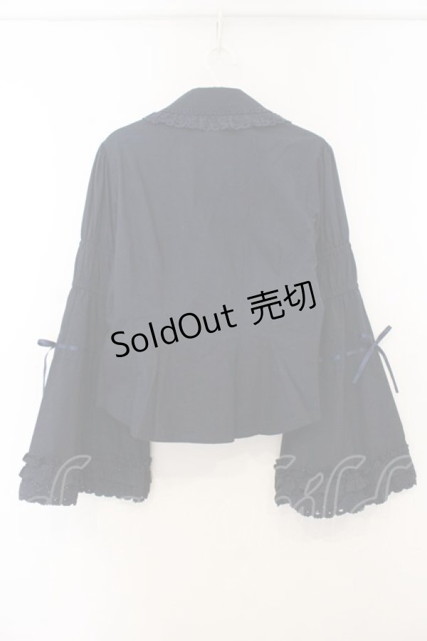 画像4: BABY,THE STARS SHINE BRIGHT / ルアンナブラウス  ネイビー O-26-01-13-082-BA-BL-IG-OS (4)