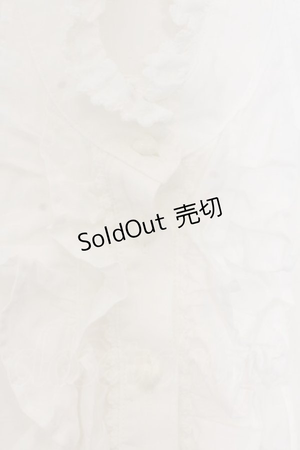 画像2: BABY,THE STARS SHINE BRIGHT / チョコリータのリボンタイ付ブラウス【リボンタイ欠品】  シロ O-26-01-13-083-BA-BL-IG-OS (2)