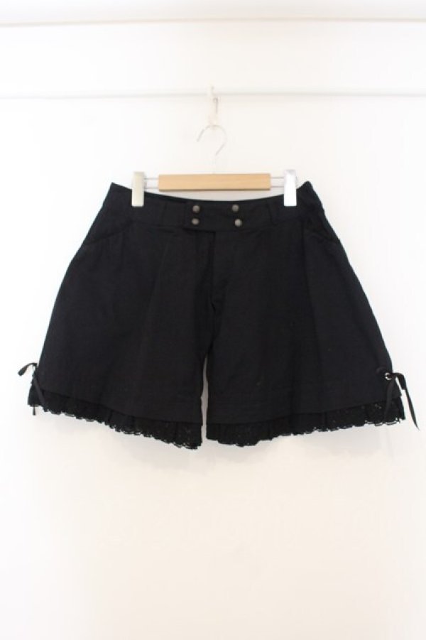 画像1: ALICE and the PIRATES / フレアキュロットパンツ  クロ O-26-01-13-086-PA-PA-IG-OS (1)