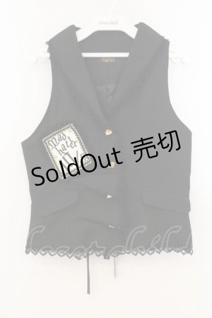 画像: ALICE and the PIRATES / マッドハッターベスト  クロ O-26-01-13-089-PA-TO-IG-OS