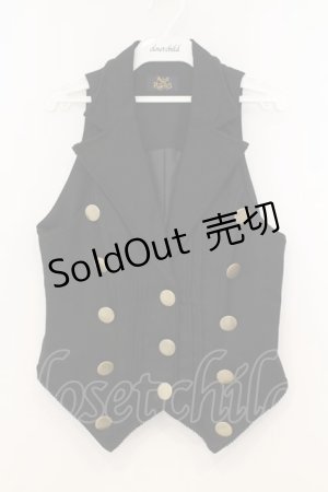 画像: ALICE and the PIRATES / ロードアベリアベスト  ブラック O-26-01-13-090-PA-TO-IG-OS