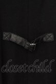 画像5: h.naoto Blood / 刺繍入りロングコート  ブラック O-26-01-13-013-HN-CO-OW-OS (5)