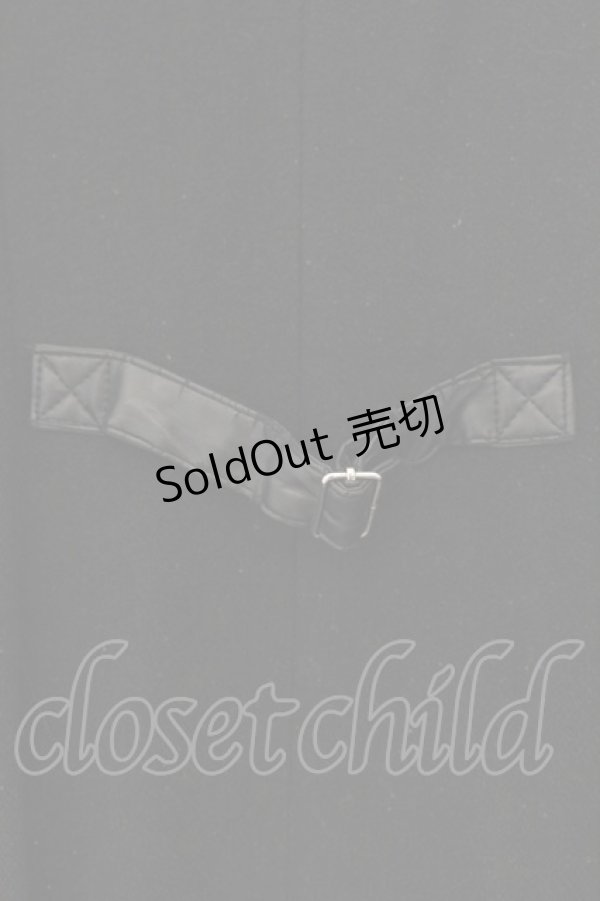 画像5: h.naoto Blood / 刺繍入りロングコート  ブラック O-26-01-13-013-HN-CO-OW-OS (5)