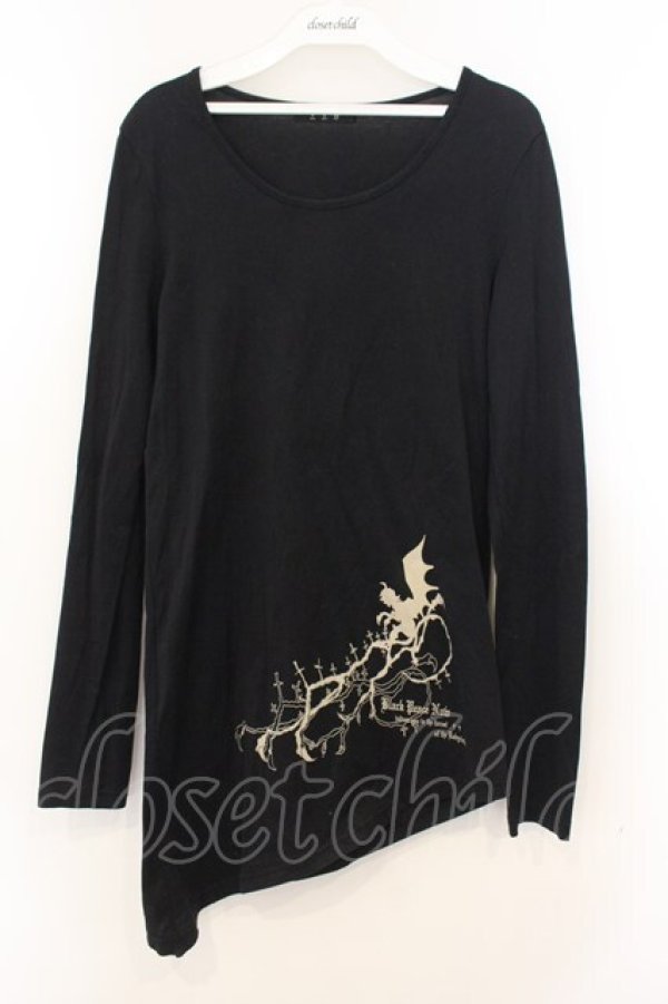 画像1: BPN / デビルptカットソー M ブラック O-26-01-13-014-GO-TO-OW-OS (1)