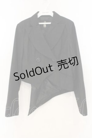 画像: BPN / アシメ燕尾ジャケット M ブラック O-26-01-13-016-GO-JA-OW-OS