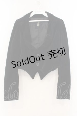 画像: BPN / 3つボタン別珍ジャケット M ブラック O-26-01-13-017-GO-JA-OW-OS