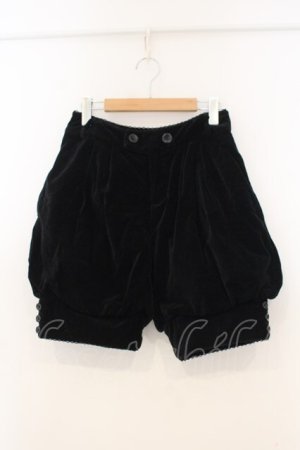 画像: BPN / 別珍カボチャパンツ M ブラック O-26-01-13-018-GO-PA-OW-OS