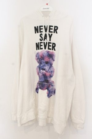 画像: MILKBOY / NEVER SAY NEVER HOODIE  ホワイト O-26-01-13-020-MB-TO-OW-ZT0115L