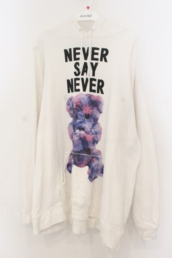 画像1: MILKBOY / NEVER SAY NEVER HOODIE  ホワイト O-26-01-13-020-MB-TO-OW-OS (1)