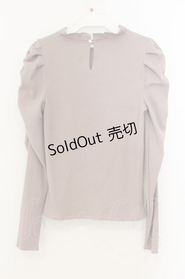 画像2: evelyn / クシュットボリュームリブトップス  ピンク O-26-01-13-022-LO-TO-OW-OS (2)