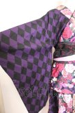 画像3: Qutie Frash / 2024 浴衣3点セット  パープル O-26-01-14-037-QU-OP-IG-OS (3)