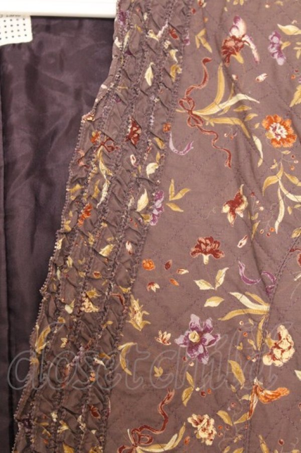 画像2: KANEKO ISAO / 花束柄キルティングジャケット  パープル O-26-01-14-042-EL-JA-IG-OS (2)