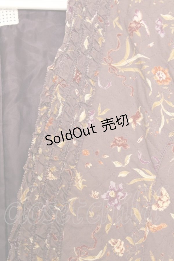 画像2: KANEKO ISAO / 花束柄キルティングジャケット  パープル O-26-01-14-042-EL-JA-IG-OS (2)