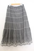 画像3: PINK HOUSE / 裾刺繍スカート  グレー O-26-01-14-046-LO-SK-IG-OS (3)