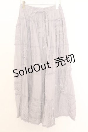 画像: PINK HOUSE / はしごレーススカート  ラベンダー O-26-01-14-048-LO-SK-IG-OS