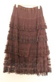 画像3: PINK HOUSE / ローズレースドットチュールスカート  ブラウン O-26-01-14-050-LO-SK-IG-OS (3)