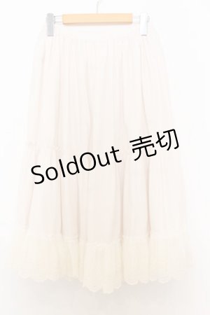 画像: Melody BasKet / Melodyレースペチコート  オフシロ O-26-01-14-005-LO-SK-IG-OS