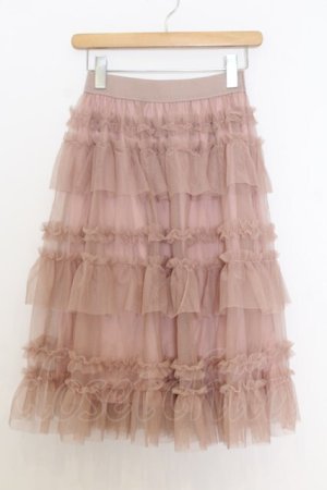 画像: FLC / 星名桜子 チュールスカート  ピンク O-26-01-14-012-0-SK-IG-OS
