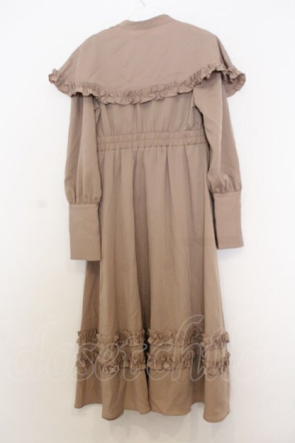 画像3: FLC / MINA*ケープワンピース S ブラウン O-26-01-14-018-0-OP-IG-OS (3)