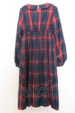 画像3: FLC / 皆方由衣コラボ MINA*タータンチェックワンピース S アカ×グリーン O-26-01-14-019-0-OP-IG-OS (3)