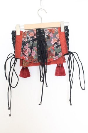 画像: Qutie Frash / 太鼓帯コルセット  レッド O-26-01-14-028-QU-TO-IG-OS