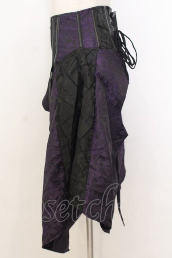 画像2: Qutie Frash / 蝙蝠ラップコルセット  パープル O-26-01-14-030-QU-TO-IG-OS (2)