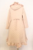 画像4: PINK HOUSE / フリルフード付きキルティングロングコート  ピンク O-26-01-14-002-LO-CO-IG-OS (4)