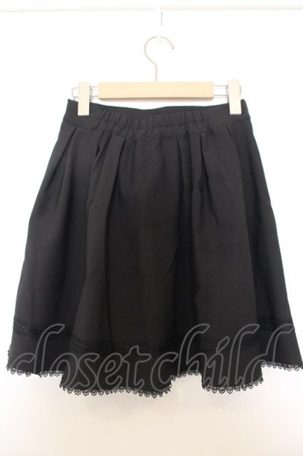 画像3: evelyn / ダブルボタンFレアースカート  クロ O-26-01-15-035-LO-SK-IG-OS (3)