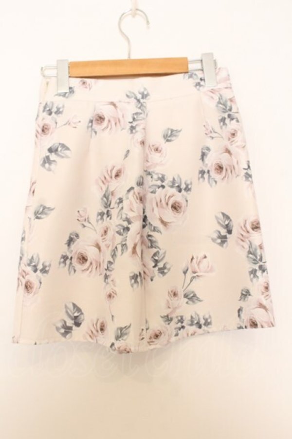 画像2: evelyn / 花柄タイトスカート  オフシロ O-26-01-15-041-LO-SK-IG-OS (2)