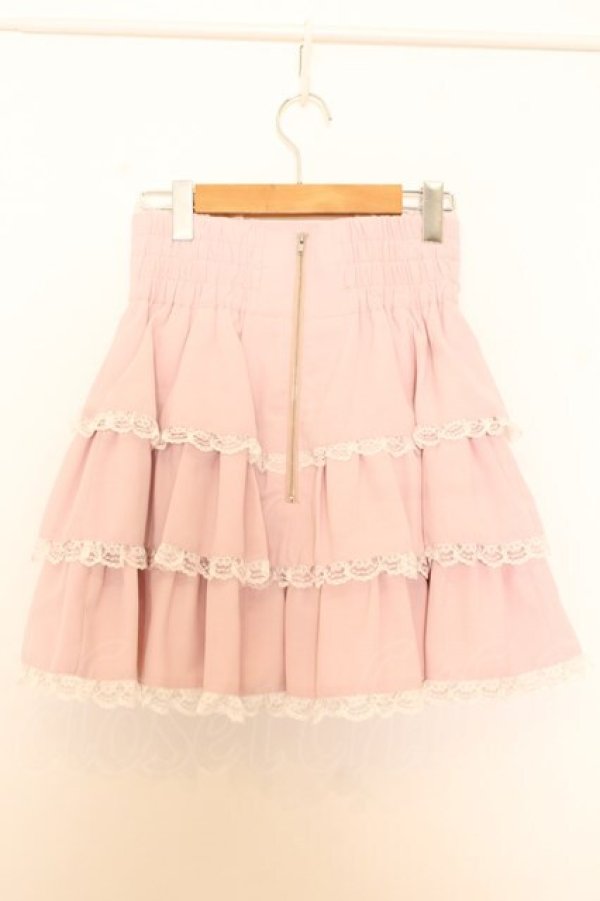 画像2: Ank Rouge / おリボンティアードスカパン  ピンク O-26-01-15-042-CA-SK-IG-OS (2)