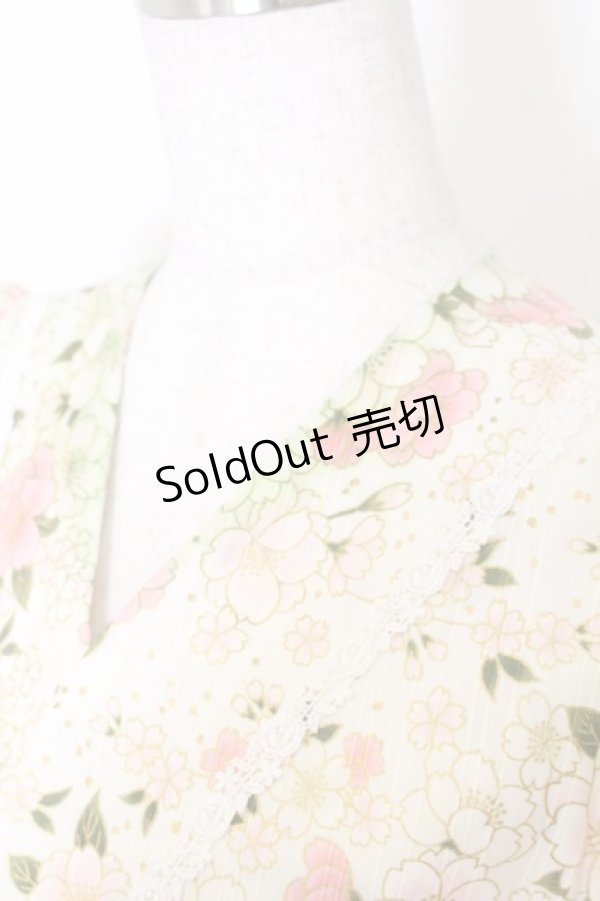 画像2: marcHenromanTica / 夢桜袴風ワンピース サイズ 白百合色 O-26-01-15-004-LO-OP-OW-OS (2)