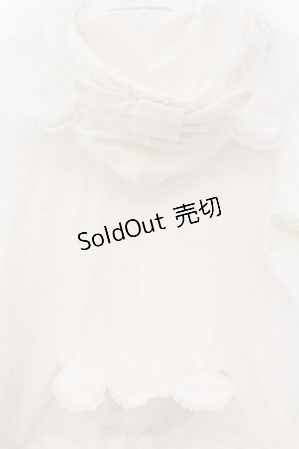 画像5: Angelic Pretty / ラブリィくまちゃんパーカー  シロ O-26-01-15-052-AP-TO-YM-OS (5)