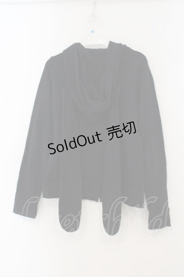 画像2: PEACE NOW / うさみみパーカー M ブラック O-26-01-15-053-PU-TO-YM-OS (2)