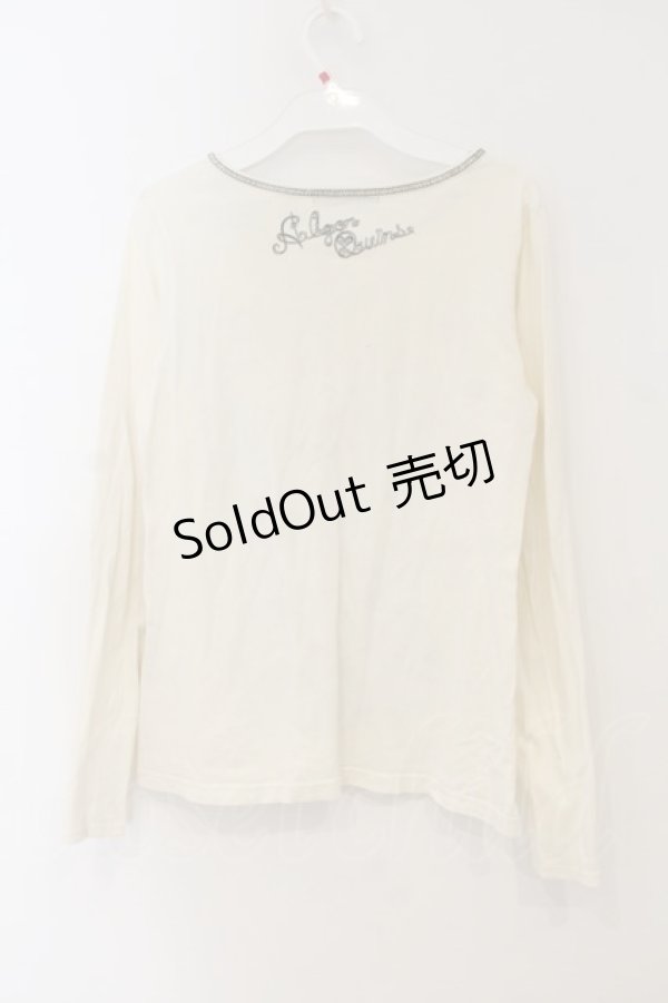 画像2: ALGONQUINS / ラビットプリントカットソー 1 アイボリー O-26-01-15-056-AL-TO-YM-OS (2)