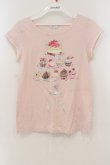 画像1: MILK / カップケーキキャンドルTシャツ  ピンク O-26-01-15-057-ML-TO-YM-OS (1)