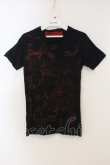 画像1: h.ANARCHY / スカルプリントTシャツ  ブラックｘレッド O-26-01-15-058-HN-TS-YM-OS (1)