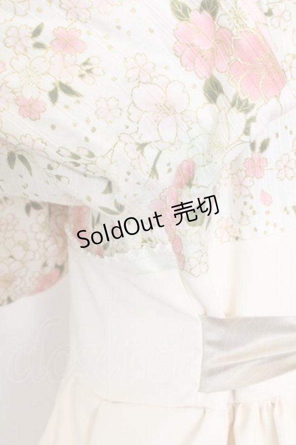 画像7: marcHenromanTica / 夢桜袴風ワンピース サイズ 白百合色 O-26-01-15-004-LO-OP-OW-OS (7)