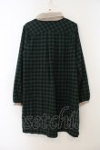 画像2: axes femme POETIQUE / チェックネルAラインワンピース M グリーン O-26-01-15-066-AX-OP-YM-OS (2)