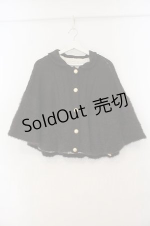 画像: axes femme / 裏ボアポンチョ M ブラウン O-26-01-15-071-AX-CO-YM-OS