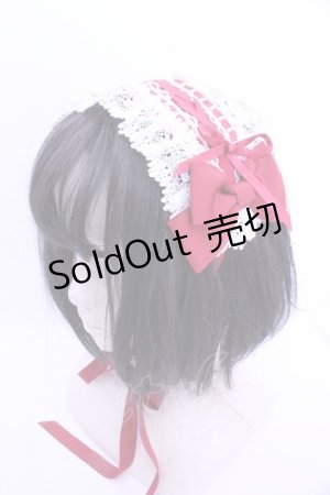 画像: BABY,THE STARS SHINE BRIGHT / はしごレースのスピンドールヘッドドレス  えんじ×オフシロ O-26-01-15-1004-BA-AC-IG-OS