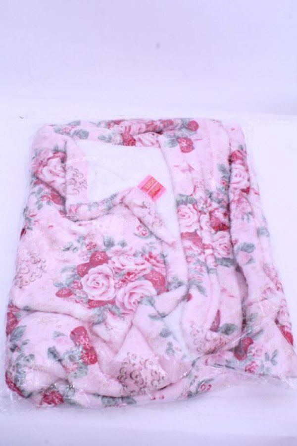 画像2: BABY,THE STARS SHINE BRIGHT / シュガーブーケ〜永遠の乙女の憧れ〜柄ブランケット  ピンク O-26-01-15-1041-BA-ZA-OW-OS (2)