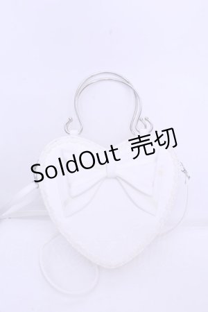 画像: BABY,THE STARS SHINE BRIGHT / リボンハートBag  シロ O-26-01-15-1042-BA-BG-OW-ZT0204K